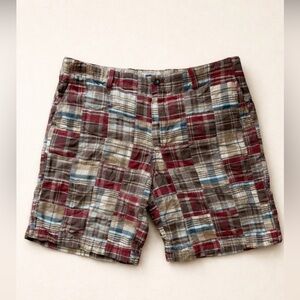 Vintage Arrow Patchwork India Madras Shorts 38